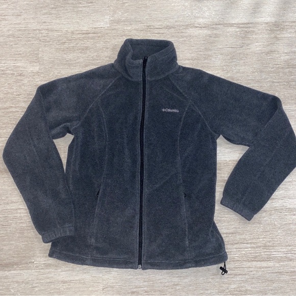 Columbia Jackets & Blazers - Women’s Columbia Fleece Full Zip Jacket Gray Size M